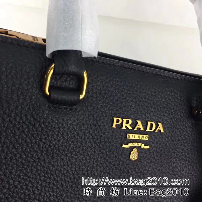 普拉達PRADA原單 最新爆款 1BA106-2原單荔枝紋牛皮 手提肩背包 PHY1539